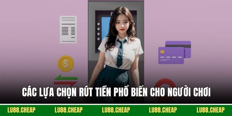 Các lựa chọn rút tiền phổ biến cho người chơi